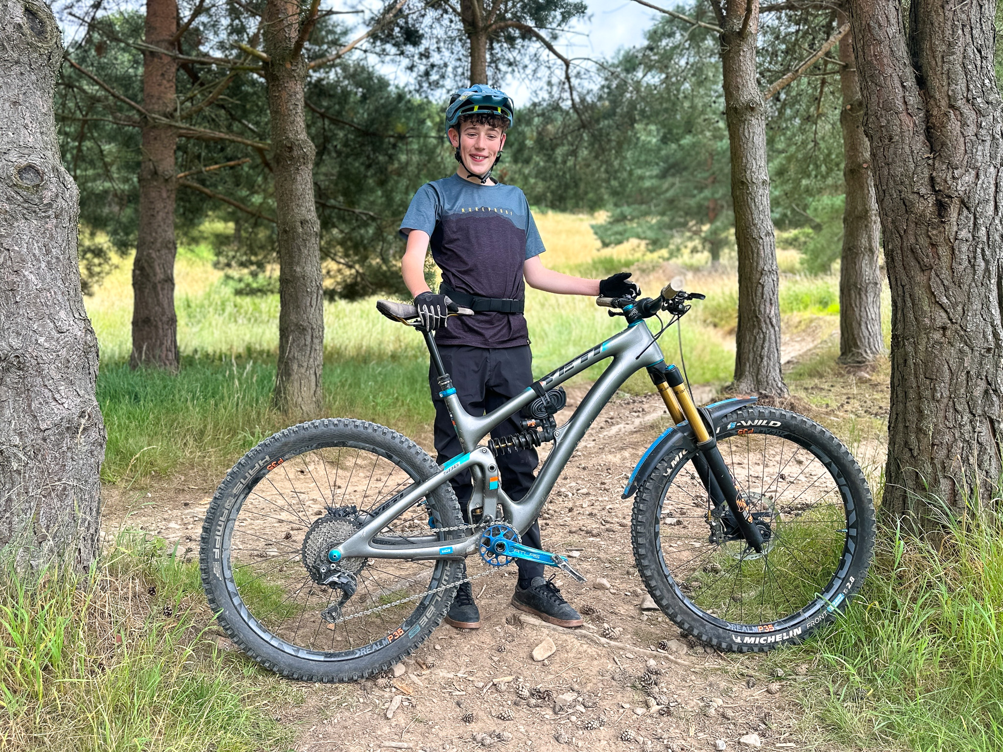 Ridelines Kids MTB Progression skills sessions at Glentress.